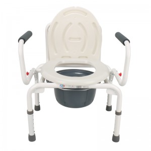 Steel Frame Chinese Factory Medical Commode Chair