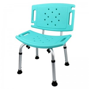 Ukusetyenziswa Ekhaya Ubude Adjustable Bathroom Shower Chair
