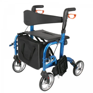 New Designed Transport Wheelchair Senex Folding Outdoor Rollator Walker