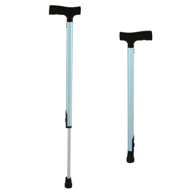 Adjustable Outdoor Folding Walking Sticks Canes with Black Handle
