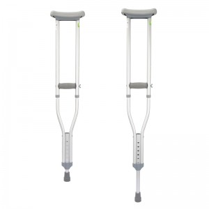 High Qualit Aluminium Alloy Underarm Axillary Crutch Walking Stick