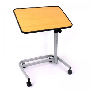 میز چرخشی قابل تنظیم آزادانه برای استفاده در منزل/بیمارستان