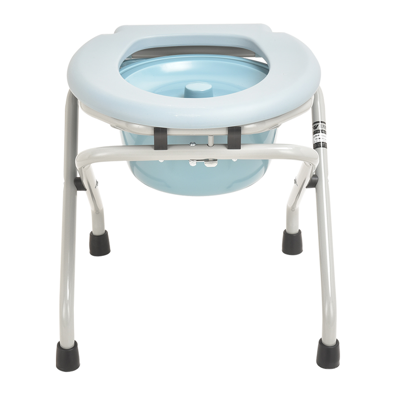 Handicapped Aluminum Alloy Folded Comfortable Commode Chair