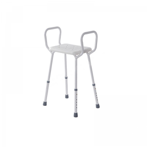 Inotakurika Height Adjustable Bathroom Seat Shower Chairs for Elderly Safety