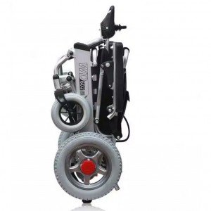 Letvægts foldbar bærbar elektrisk kørestol i aluminium