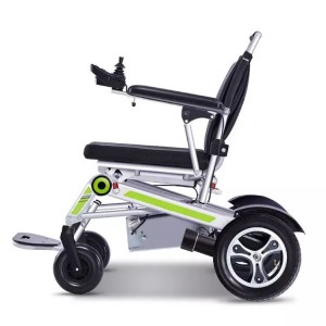 Automatyczny, składany, lekki, zdalnie sterowany elektryczny wózek inwalidzki
