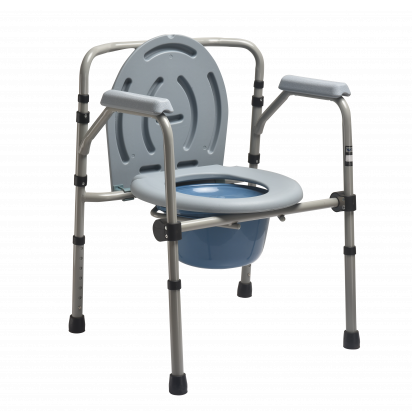 Medical Adjustable Folding Toilet Chair Commode for Disabled