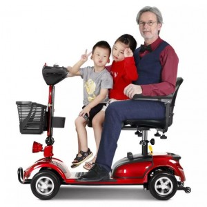 Opvouwbare elektrische scooter voor gehandicapten