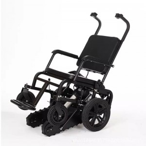 Neįgaliesiems skirtas nešiojamas laipiojimo laiptais vežimėlis