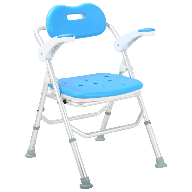 Aluminium Lightweight Bathroom Shower Chair with Commode