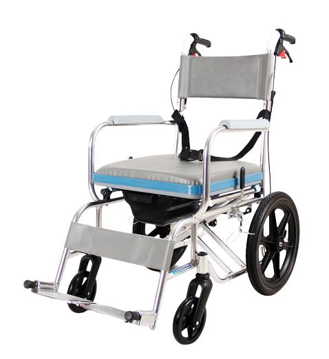 Folding Light Belt Toilet Bath Wheelchair Paralyzed Elderly Trolley