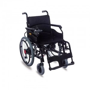 Алуминиева лека сгъваема преносима електрическа инвалидна количка