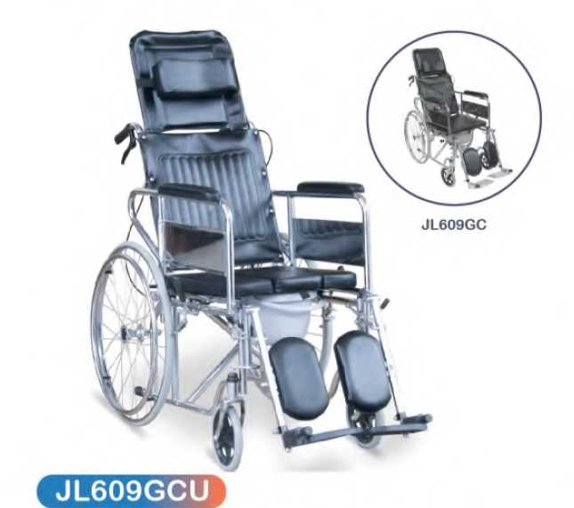 The function of the commode wheelchair