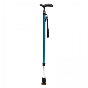 Adjustable Medical Lightweight Aluminum Four Legs Walking Stick