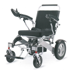 Przenośny aluminiowy elektryczny wózek inwalidzki z silnikiem bezszczotkowym dla osób starszych i niepełnosprawnych