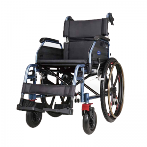 Skladací prenosný invalidný vozík s nízkou hmotnosťou