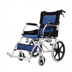 Нова модна преклопна алуминиумска рамка лесна инвалидска количка