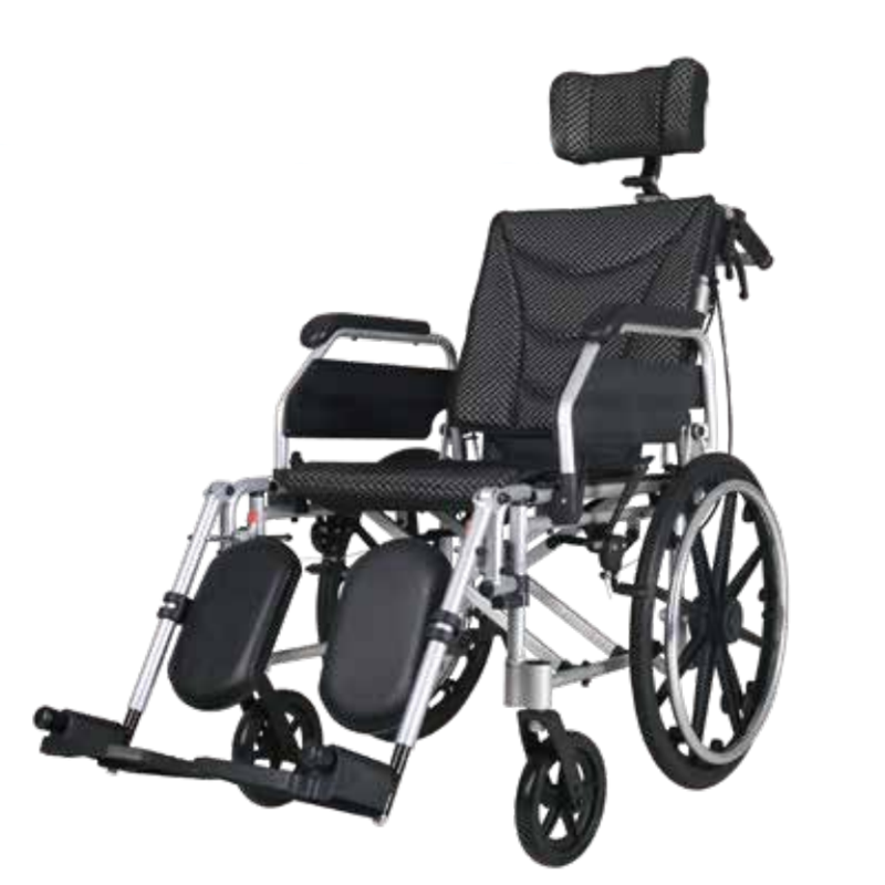 Folding Disabled High Back Reclining Back Wheelchair with CE
