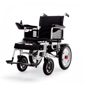 Saliekams un pārnēsājams litija bateriju elektriskais ratiņkrēsls