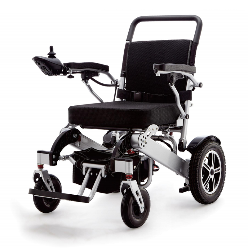 Portable Foldable Electric Wheelchair Aluminum Lightweight Wheelchair for Elder
