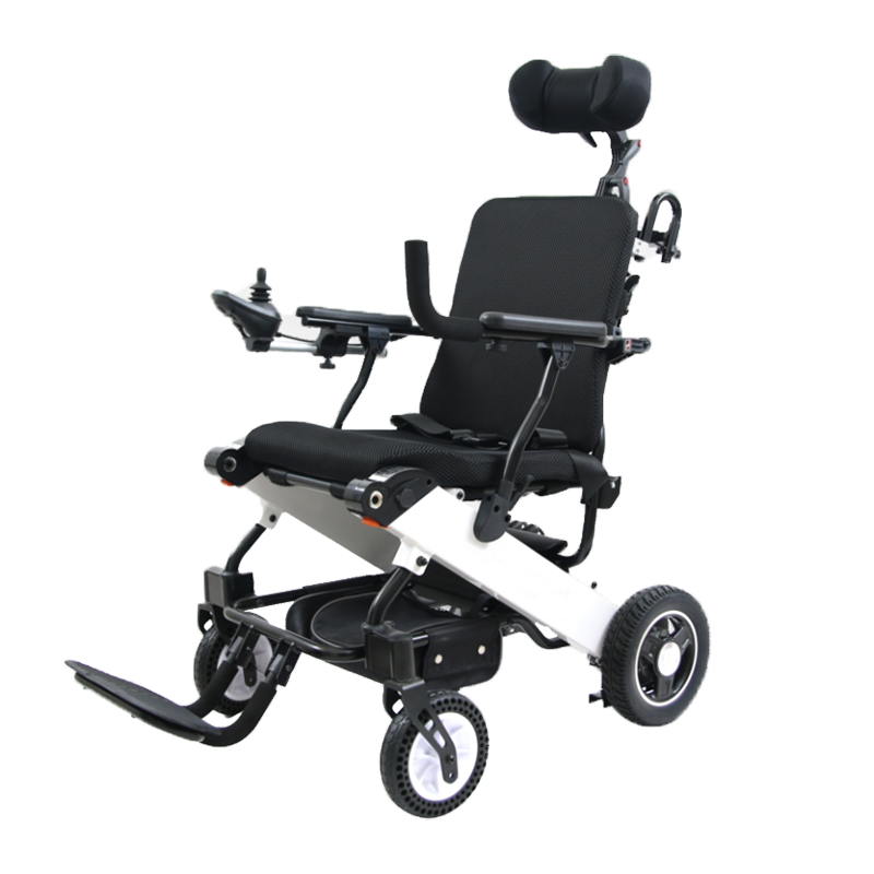 Handicapped Folding Lightweigh Reclining High Back Electric Wheelchair