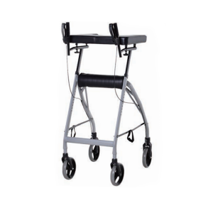 Tragbarer, zusammenklappbarer 4-Rad-Rollator für medizinische Geräte für ältere Menschen