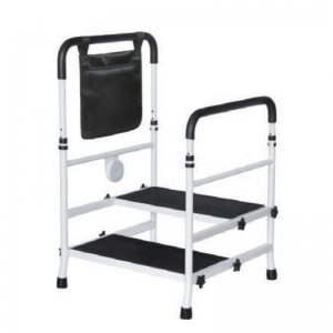 High Quality Medical Two Step Bed Side Rail with Bag