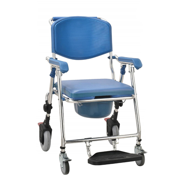 High Quality Folding Aluminum Commode Chair for Adults