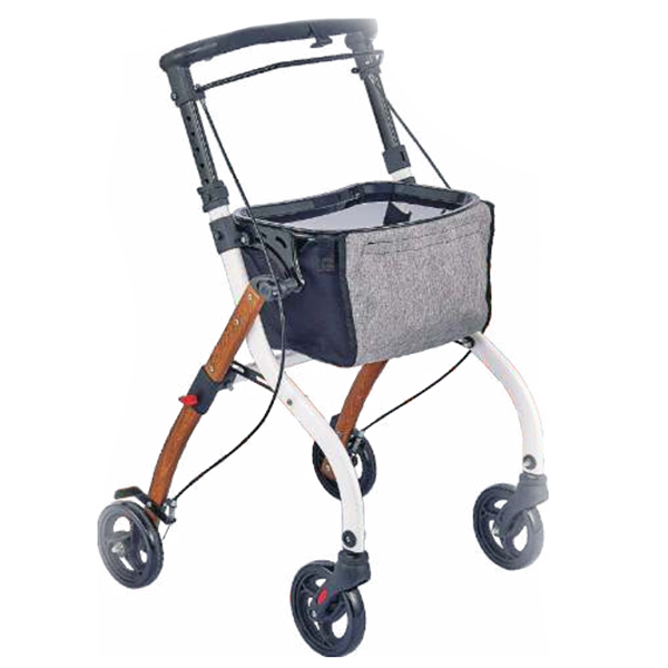 High Quality Four Wheels Adjustable Aluminum Walkers Rollator with CE