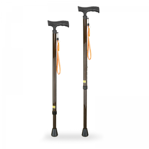 Aluminium Alloy Retractable Crutches Adjustable Walking Sticks