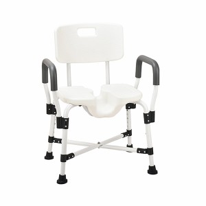 Height Adjustable Shower Chair na may Handrail