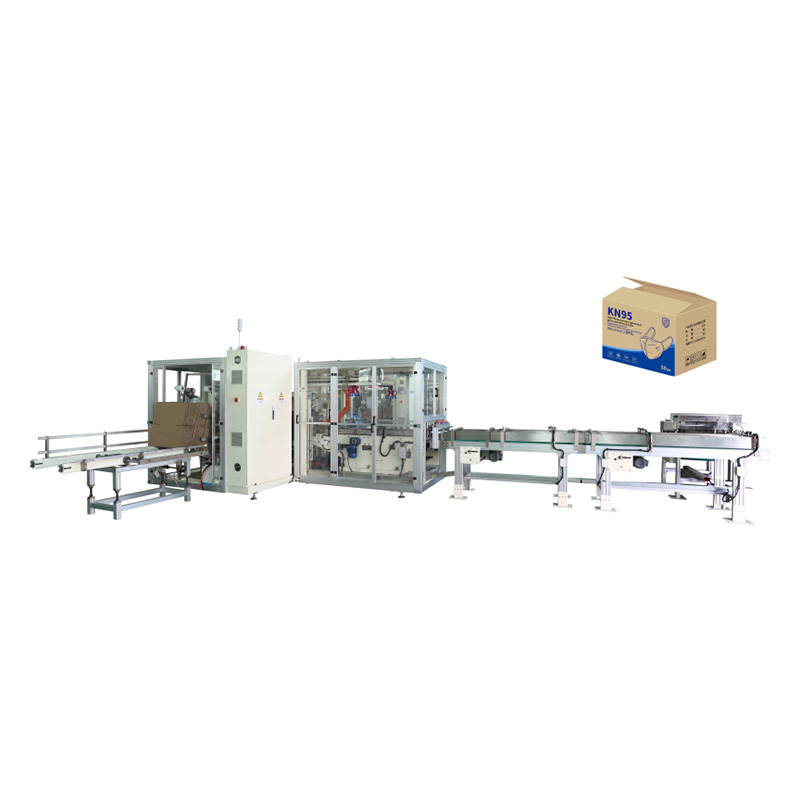 Manufacturer for Disposable Plane Mask Single Packing Machine - OK-102 Type Mask Automatic Case Packer – OK