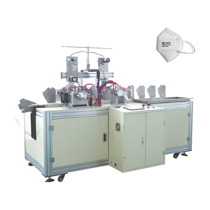 Chinese Professional Fully Automated Mask Wrapping Machine - OK-206 Type KN95 Folded Mask Ear Loop Welding Machine – OK