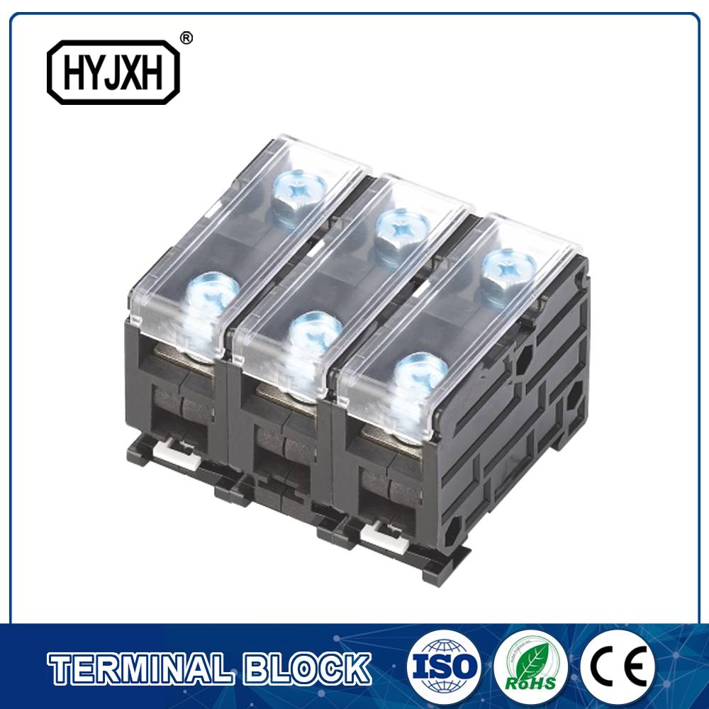 din-rail type composite Three phase three wire connection terminal for metering box