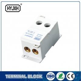 FJ6S-1 two-inlet multi outlet DIN rail  type  connection terminal block(elaborate type)inlet wire : 50-120 mm sq