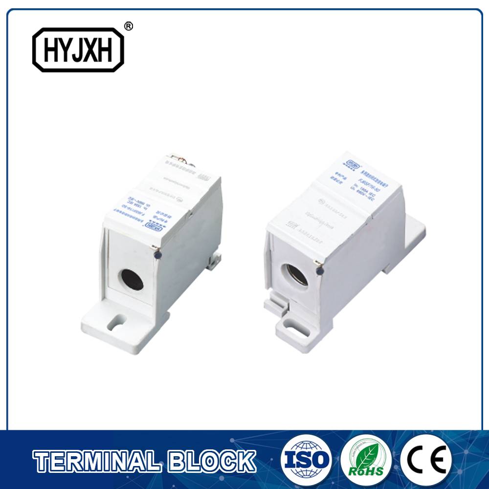 FJ6SF-1 series one-inlet multi-outlet DIN rail connection terminal block(elaborate type)inlet wire : 16-50 mm sq