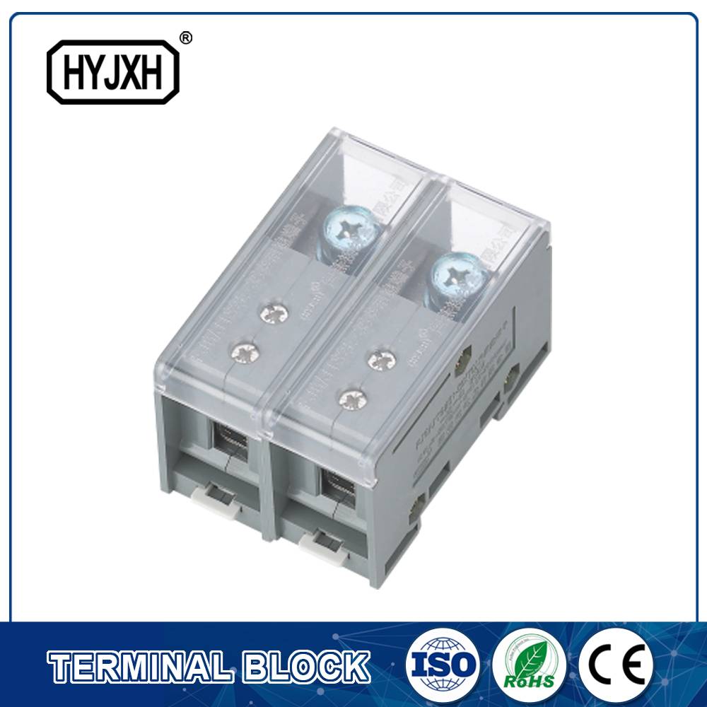 FJ6-JTS2EB Single phase DIN rail type connection terminal   max inlet wire : 50 mm sq