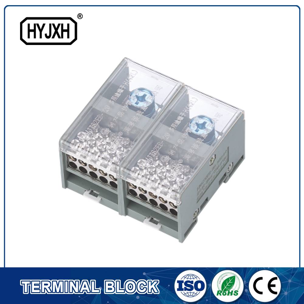 FJ6-JTS2EB Single phase DIN rail type connection terminal   max inlet wire : 120,150 mm sq