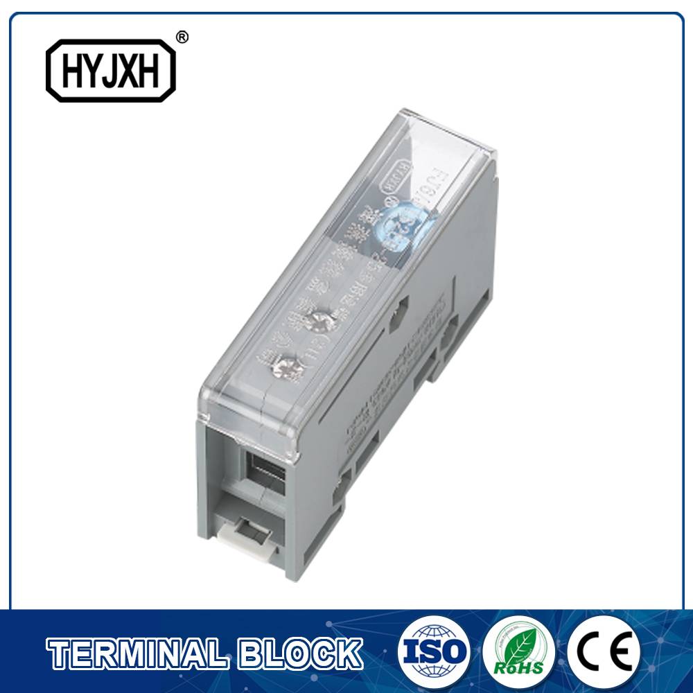 FJ6-JTS2EB Single pole DIN rail type connection terminal  max inlet wire : 25 mm sq