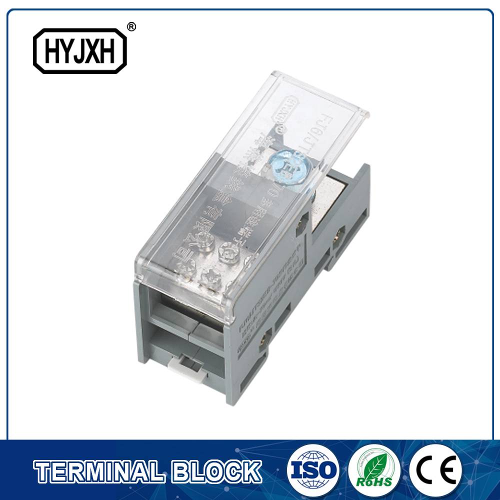 FJ6-JTS2EB Single pole DIN rail type connection terminal(Three inlet)  max inlet wire :70 mm sq