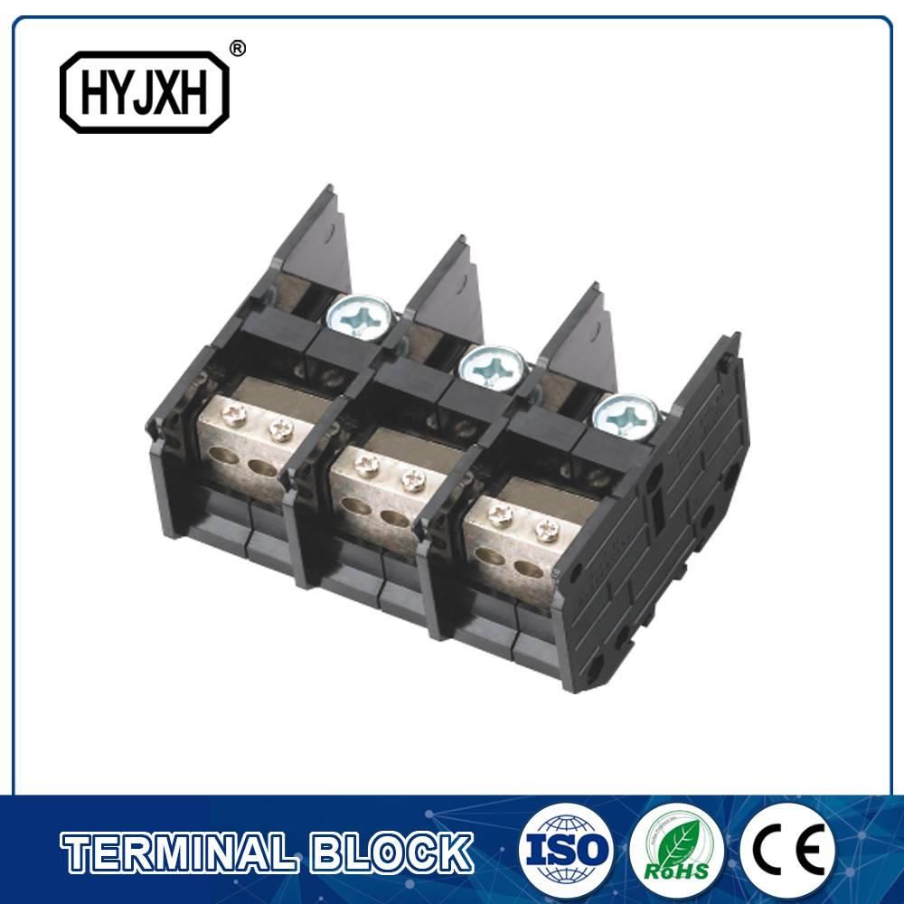 (300A)din rail type three phase three wire connection terminal block