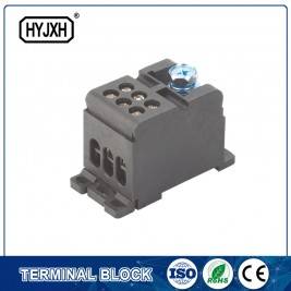 din rail type One-inlet multi-outlet Color separation connection terminal block for measuring box p299-p305