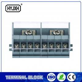 din rail type combination two-inlet multi-outlet single phase connection terminal block for metering box