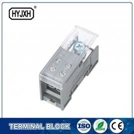 FJ6-JTS2EB Single pole DIN rail type connection terminal(Three inlet)  max inlet wire:50 mm sq