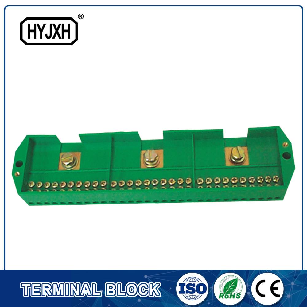 Special connection terminal block for three-phase meter box