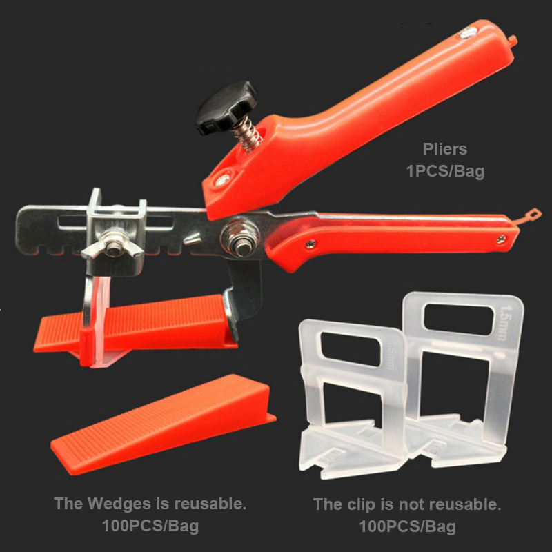 One-Step High-Quality Tile Leveler System For Wall And Floor Tile Leveling Clips