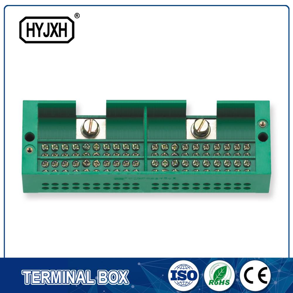 Two inlet,multi-outlet connection terminal block for metering box