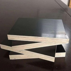 Poplar core Black Film Faced Plywood For Construction Use Plywood Board