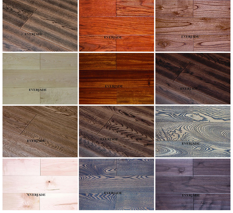 The production process of multilayer solid wood floor