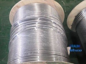 Alloy 825/UNS N08825 Nickel Alloy Welded Capillary Tube Control Line for Electronic Industry